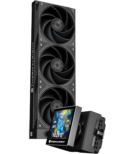 Thermalright Levita Vision 360 UB ARGB Black AIO Liquid Cooler,for